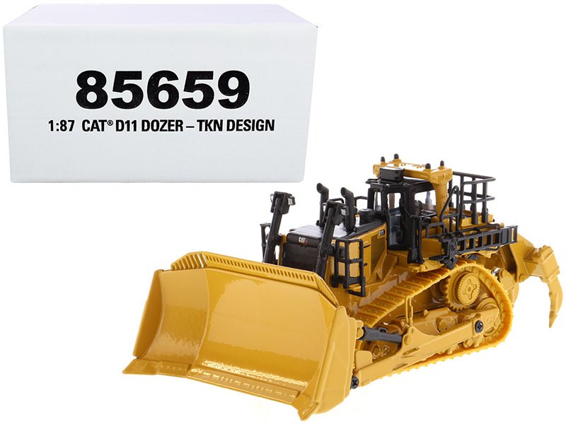 CAT Caterpillar D11 Track-Type Tractor Dozer TKN Design "High Line" Series 1/87 (HO) Scale Diecast Model by Diecast Masters free shipping USA
