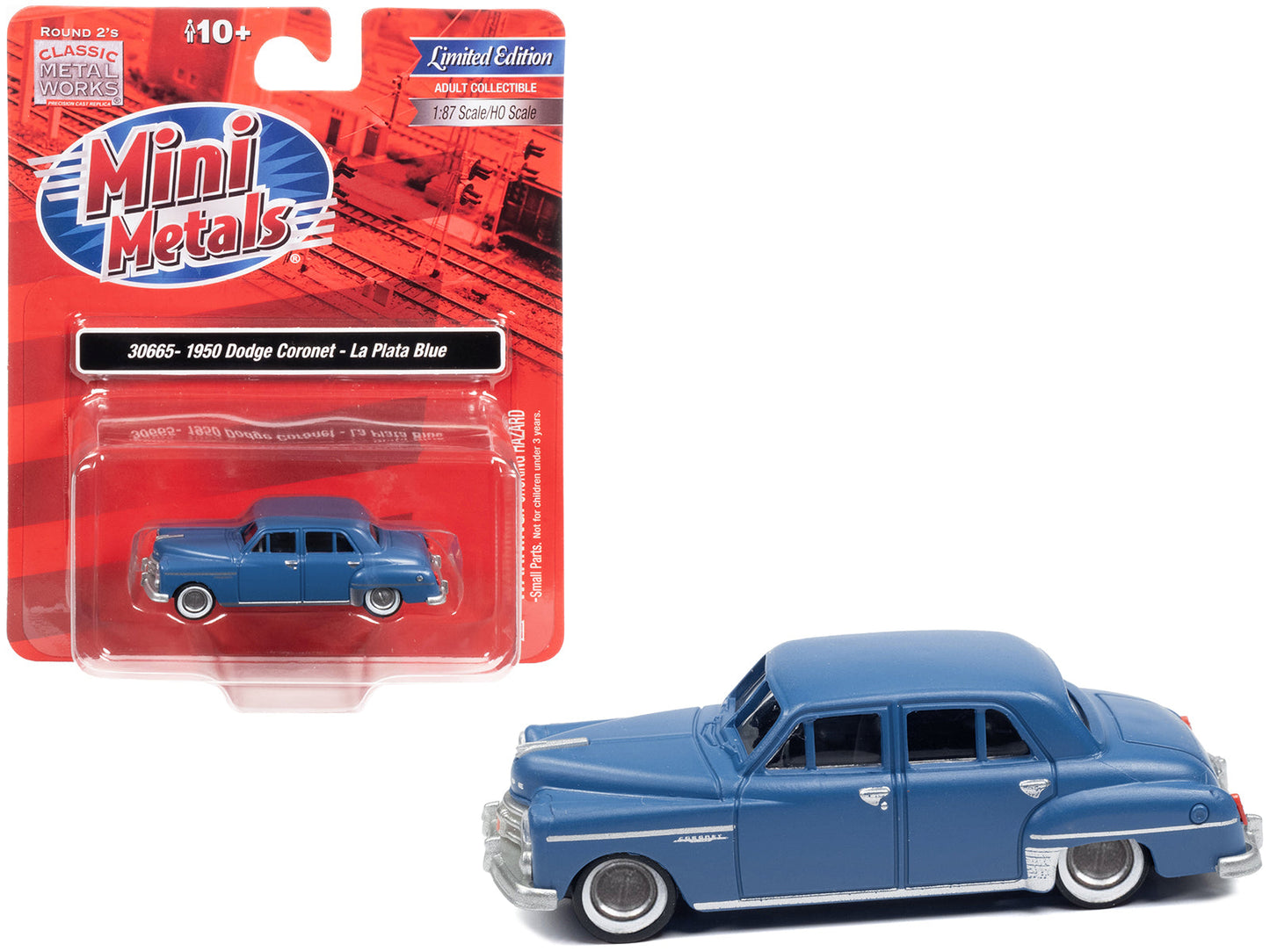 1950 Dodge Coronet La Plata Blue 1/87 (HO) Scale Model Car by Classic Metal Works free shipping USA
