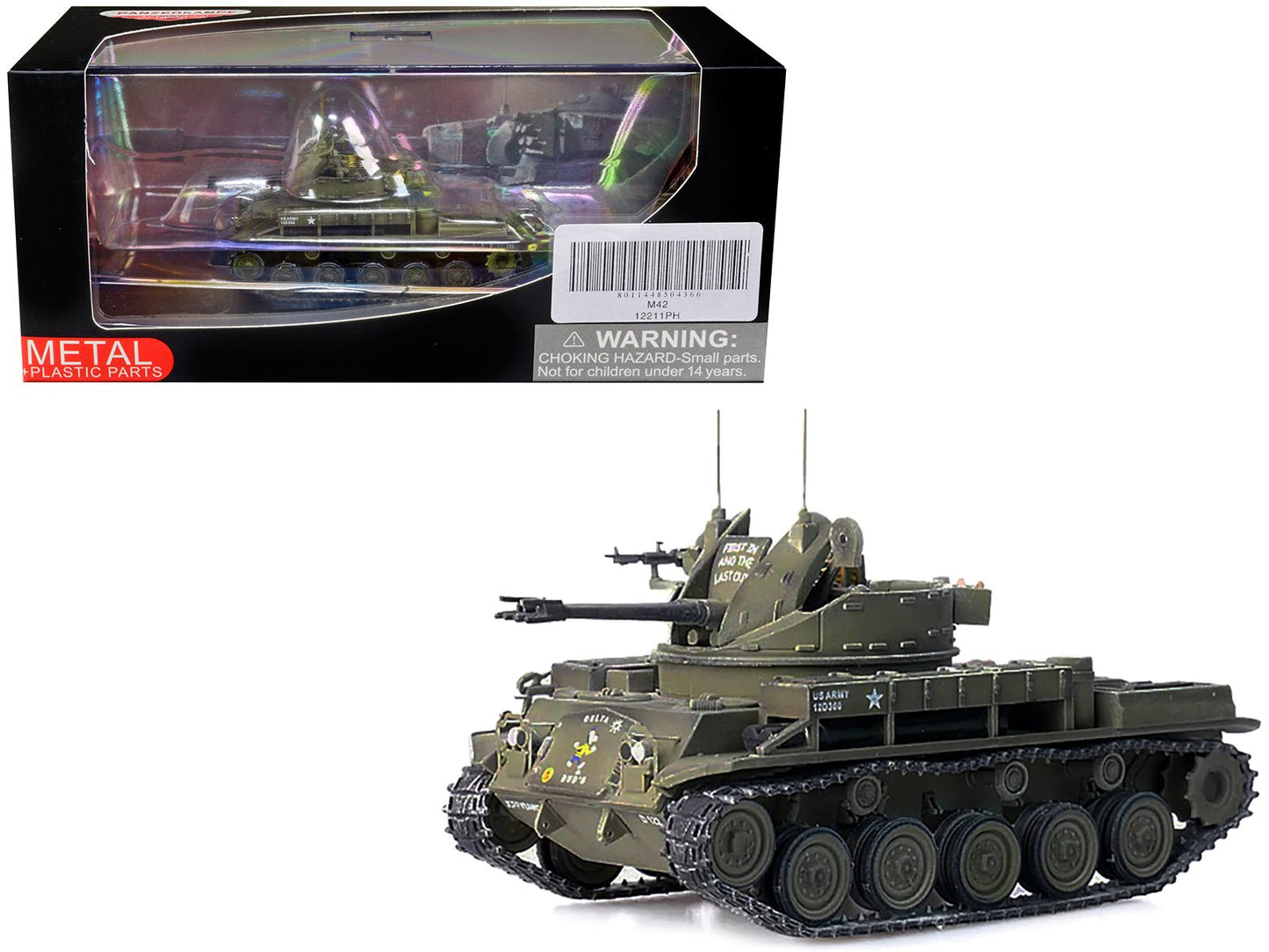 M42 Duster Self-Propelled Anti-Aircraft Gun "Delta Dud's" "US Army - Vietnam War II Field Force 5th Battalion 2nd Field Artillery Regimen" 1/72 Diecast Model by Panzerkampf free shipping USA