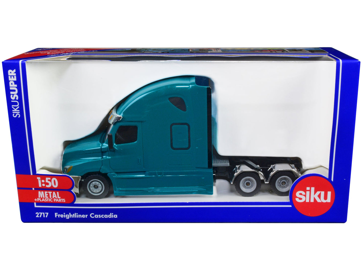 Freightliner Cascadia Tractor Truck Teal 1/50 Diecast Model by Siku free shipping USA