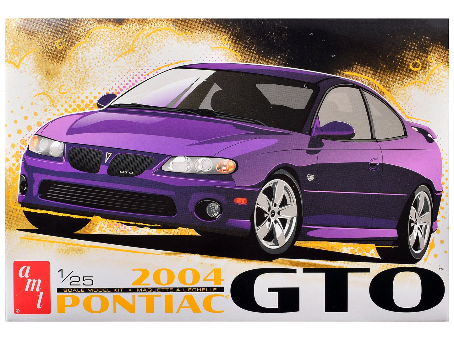 Skill 2 Model Kit 2004 Pontiac GTO 1/25 Scale Model by AMT free shipping USA