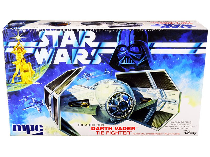 Skill 2 Model Kit Darth Vader's Tie Fighter "Star Wars: Episode IV – A New Hope" (1977) Movie by MPC free shipping USA
