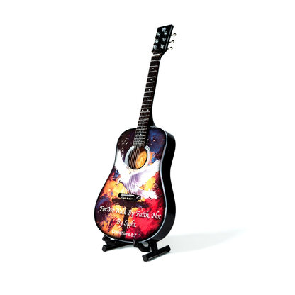 Corinthians 5:7 Collectible Miniature Guitar
