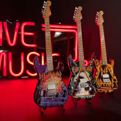The Def Leppard EP Collectible Miniature Guitar