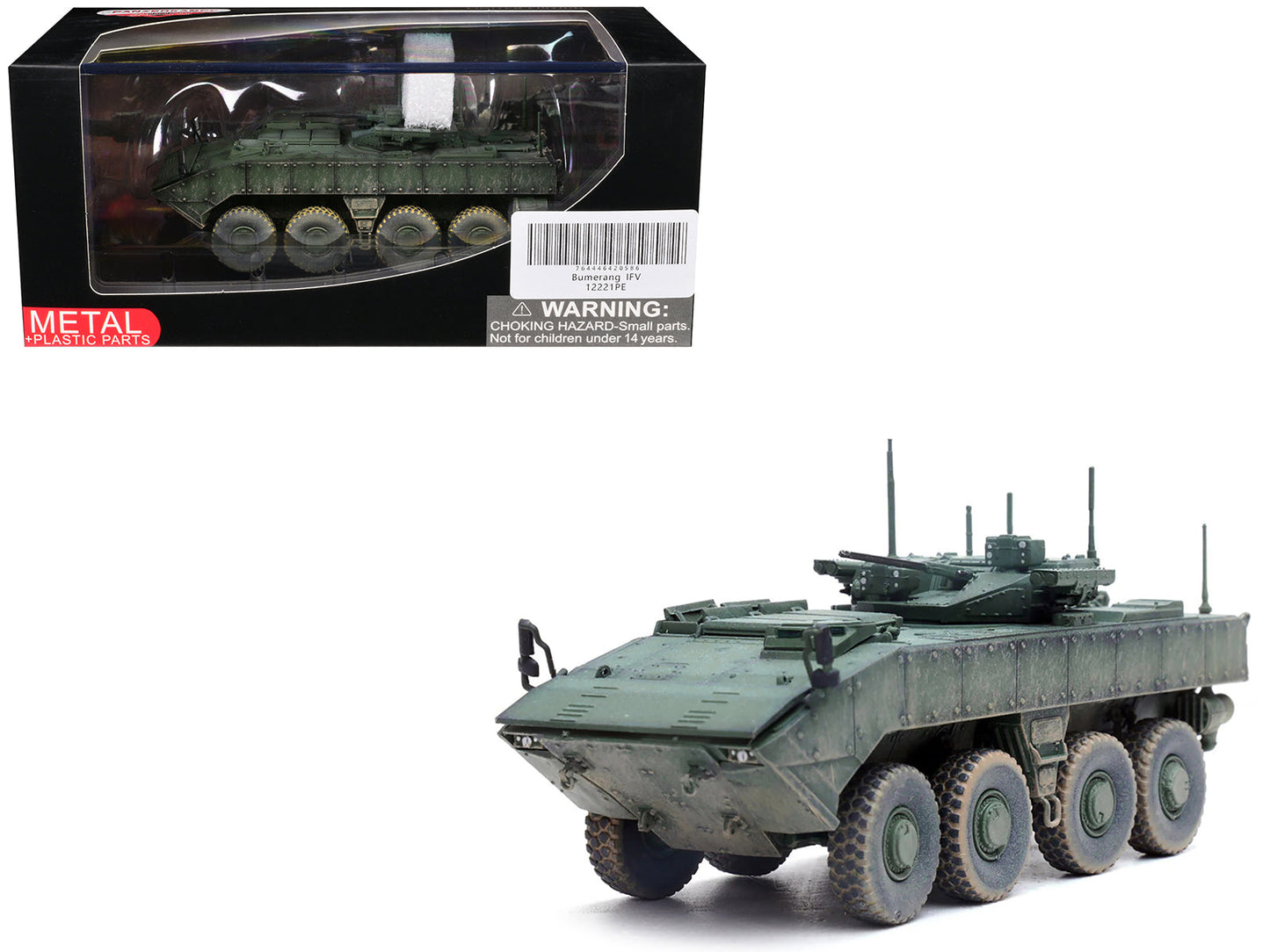 Bumerang (Object K-17) IFV (Infantry Fighting Vehicle) "Russian Army" Green Camouflage "Armor Premium" Series 1/72 Diecast Model by Panzerkampf  free shipping USA