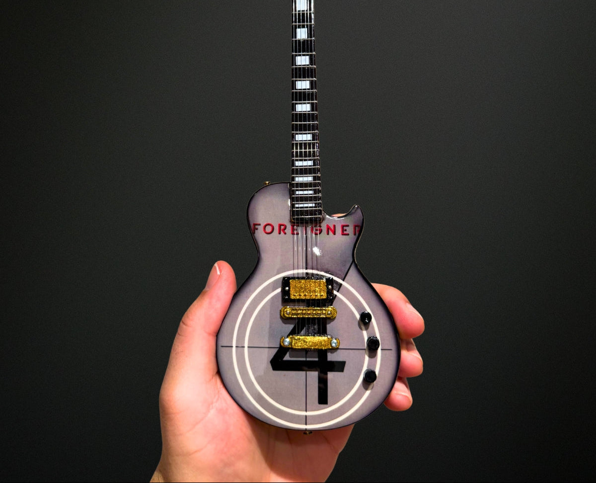 Foreigner "4” Collectible Miniature Guitar