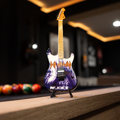 Def Leppard "Rejoice" Collectible Miniature Guitar