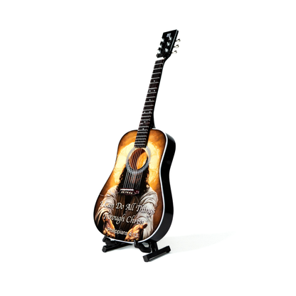 Philippians 4:13 Collectible Miniature Guitar