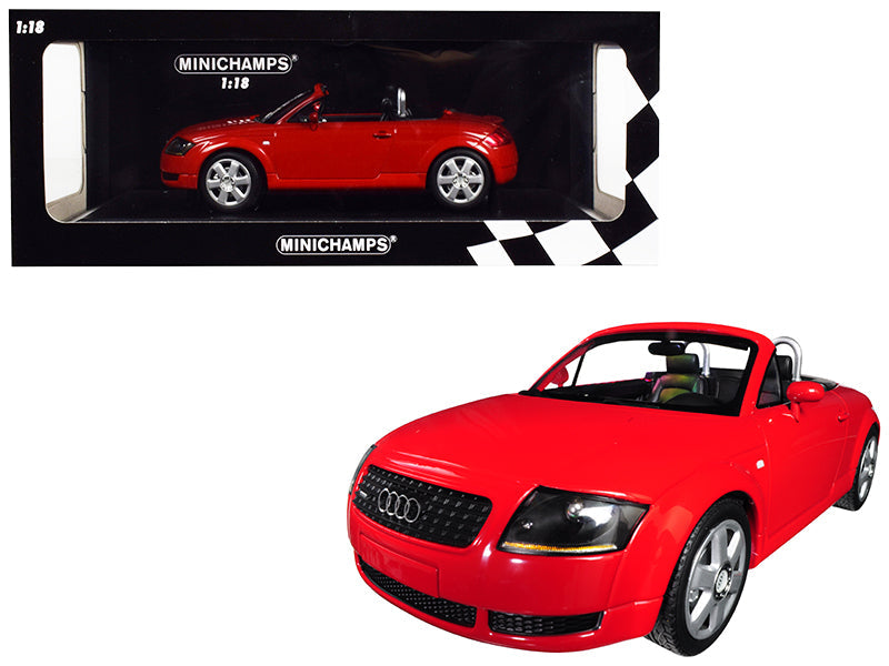 1999 Audi TT Roadster Red Limited Edition to 300 pieces Worldwide 1/18 Diecast Model Car by Minichamps  free shipping USA