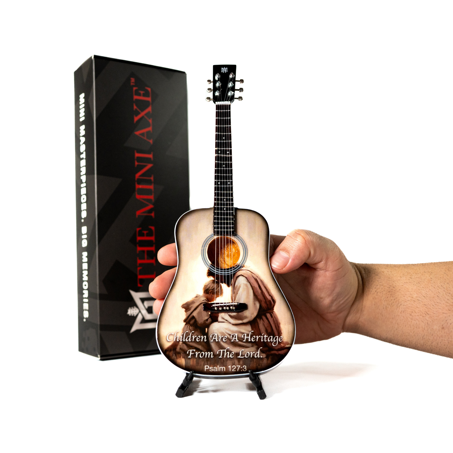 Psalm 127:3 Collectible Miniature Guitar
