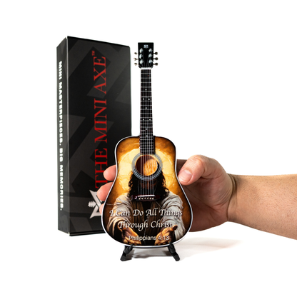 Philippians 4:13 Collectible Miniature Guitar