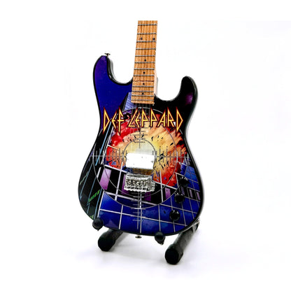 The Complete Def Leppard Collectible Miniature Guitar Set – All 6 Official Designs