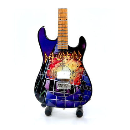 The Complete Def Leppard Collectible Miniature Guitar Set – All 6 Official Designs