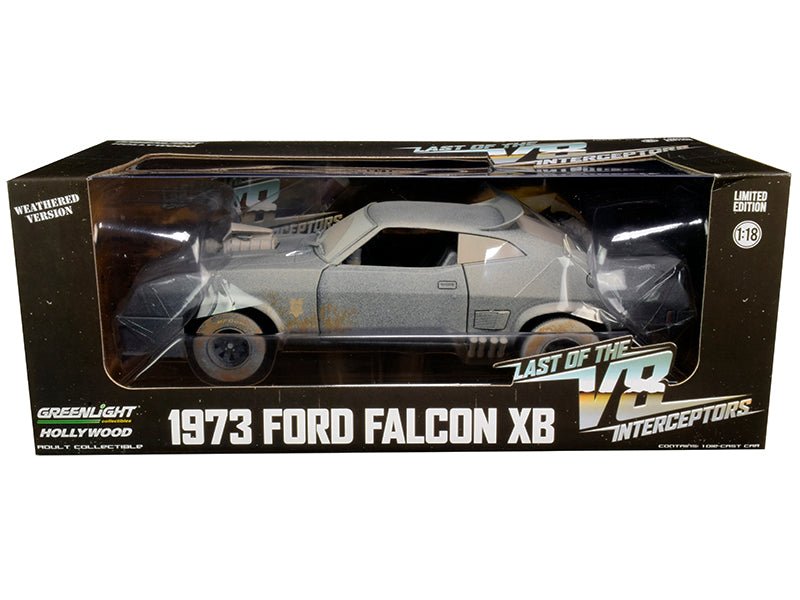 1973 Ford Falcon XB RHD (Right Hand Drive) (Weathered Version) "Last of the V8 Interceptors" (1979) Movie 1/18 Diecast Model Car by Greenlight  free shipping USA