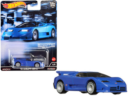 1994 Bugatti EB110 Blue "Exotic Envy" Series Diecast Model Car by Hot Wheels  free shipping USA