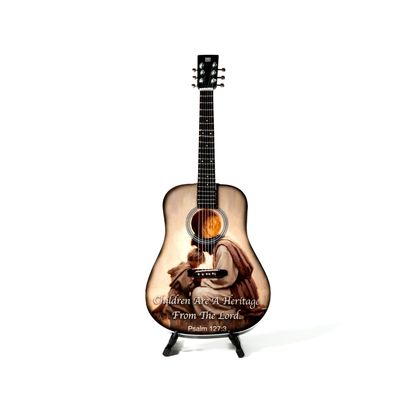 Psalm 127:3 Collectible Miniature Guitar
