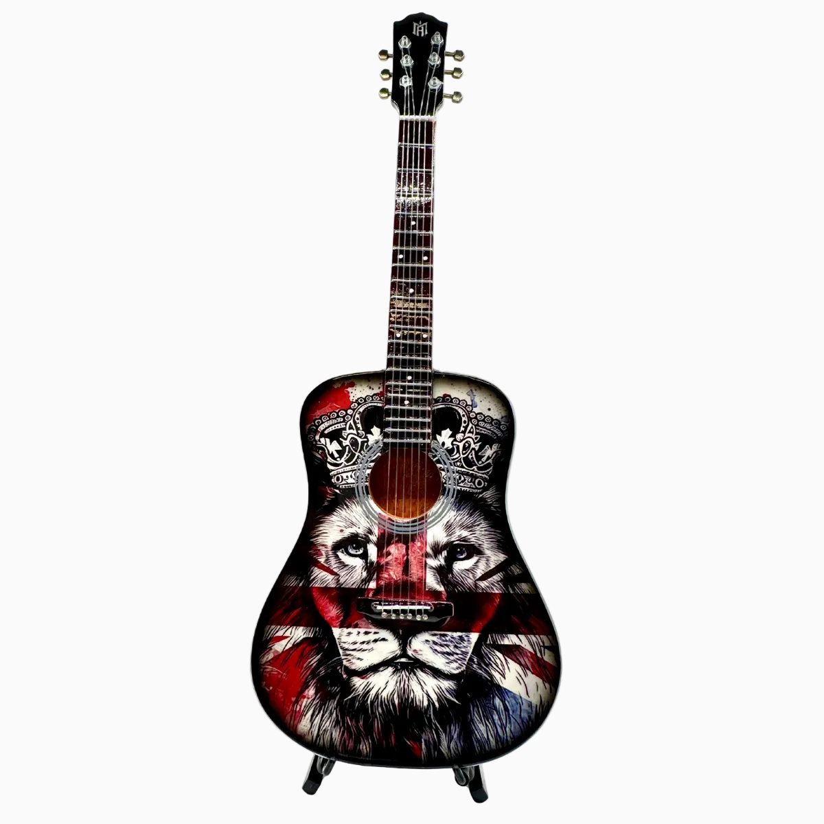 The Lionhearted Collectible Miniature Guitar