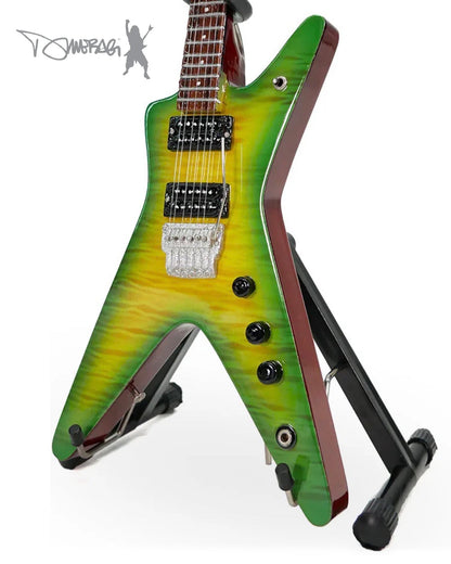 Licensed Dimebag Darrell Signature Slime Dime Miniature Guitar Replica
