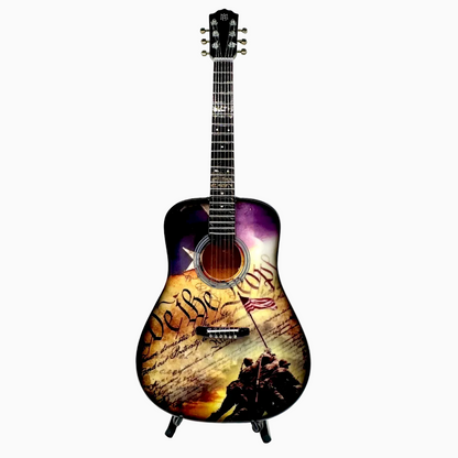We The People Collectible Miniature Guitar