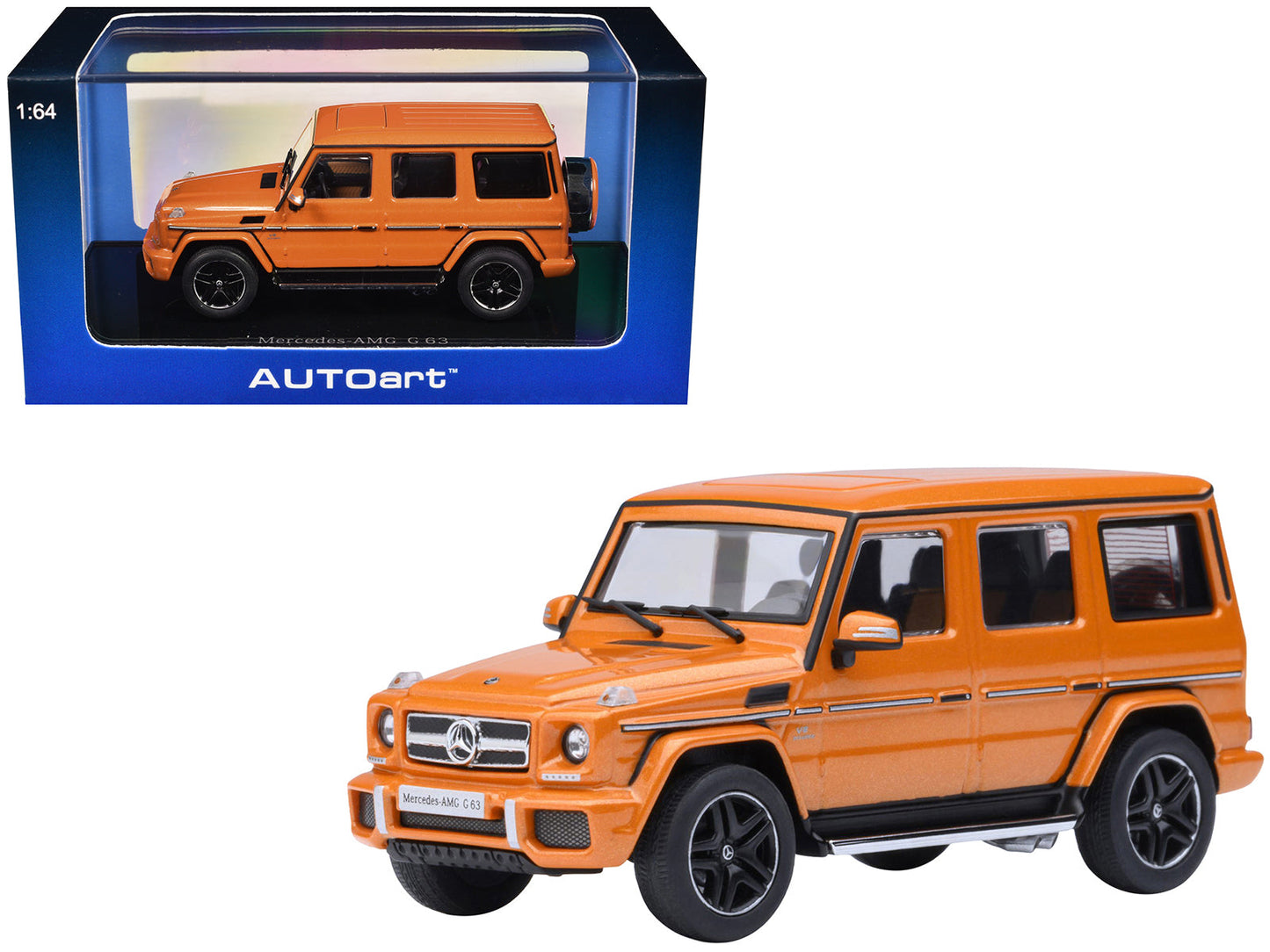 2017 Mercedes-Benz AMG G 63 Sunset Beam Orange 1/64 Model Car by Autoart  free shipping USA