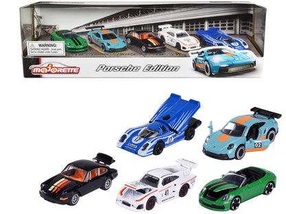 Porsche Edition (2023) 5 piece Set 1/64 Diecast Model Cars by Majorette  free shipping USA