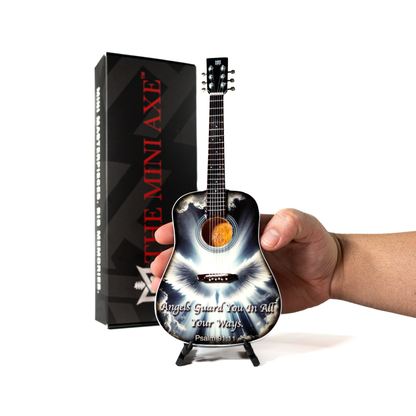 Psalm 91:11 Collectible Miniature Guitar