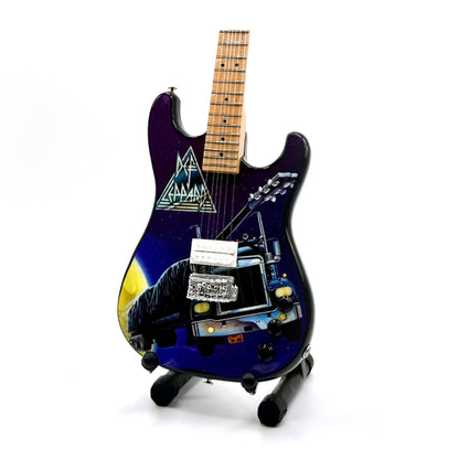 The Complete Def Leppard Collectible Miniature Guitar Set – All 6 Official Designs