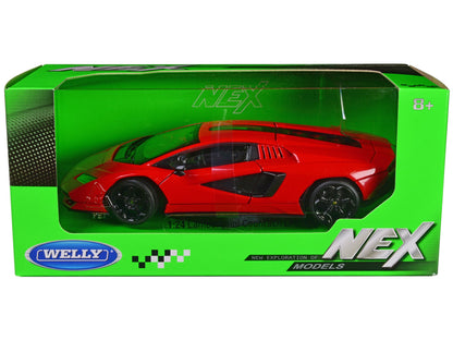 Lamborghini Countach LPI 800-4 Red "NEX Models" Series 1/24 Diecast Model Car by Welly  free shipping USA