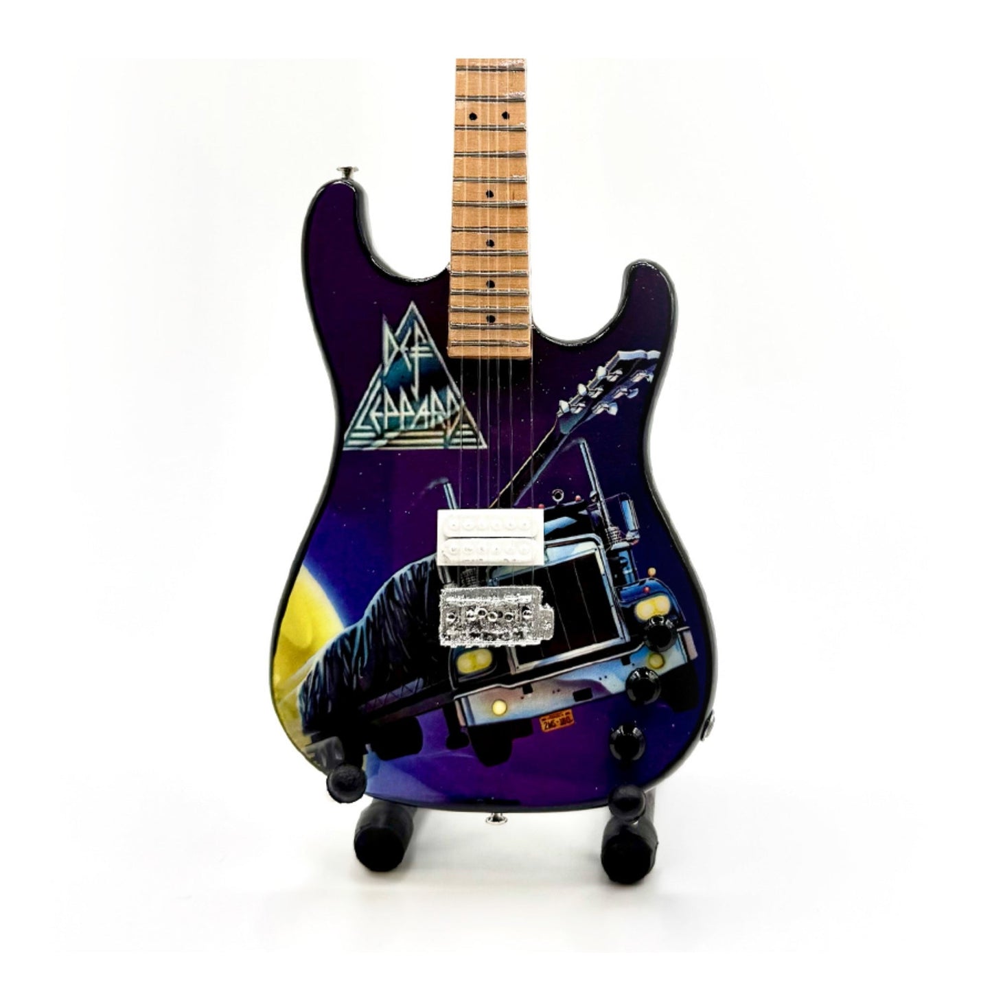 The Complete Def Leppard Collectible Miniature Guitar Set – All 6 Official Designs