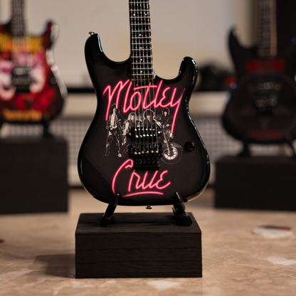 Mötley Crüe "Girls, Girls, Girls" Collectible Miniature Guitar