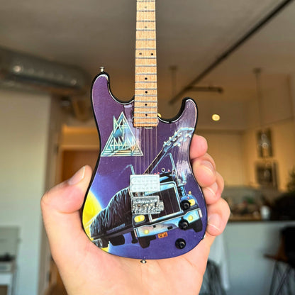 The Complete Def Leppard Collectible Miniature Guitar Set – All 6 Official Designs