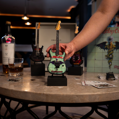 Mötley Crüe "Dr. Feelgood" Collectible Miniature Guitar