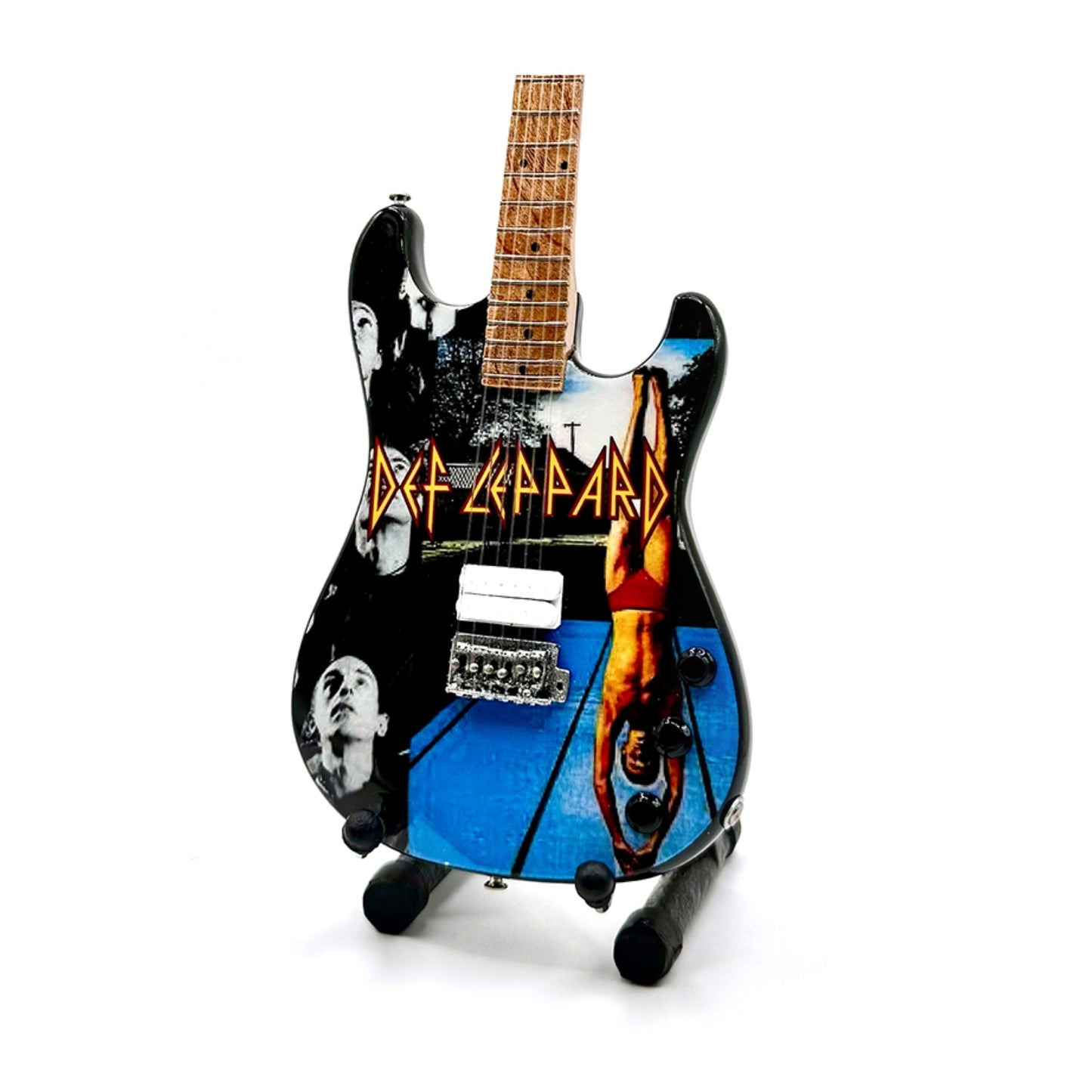 The Complete Def Leppard Collectible Miniature Guitar Set – All 6 Official Designs