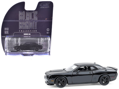 2016 Dodge Challenger R/T Hemi Black "Black Bandit" Series 30 1/64 Diecast Model Car by Greenlight  free shipping USA