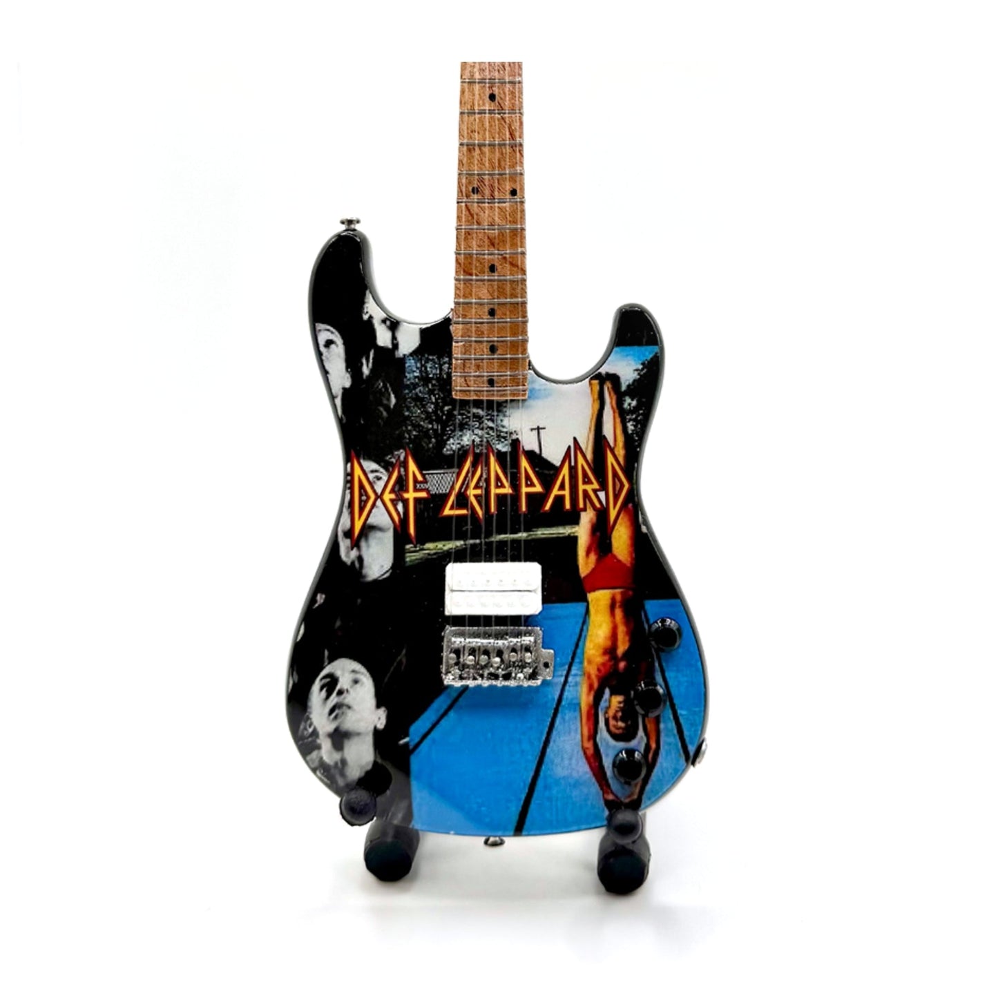 The Complete Def Leppard Collectible Miniature Guitar Set – All 6 Official Designs