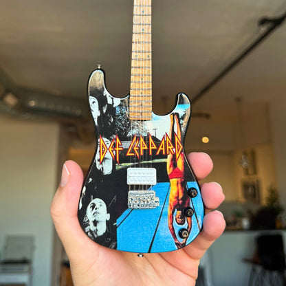 The Complete Def Leppard Collectible Miniature Guitar Set – All 6 Official Designs