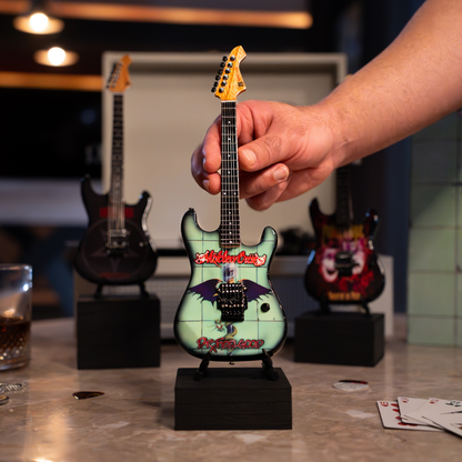 Mötley Crüe "Dr. Feelgood" Collectible Miniature Guitar