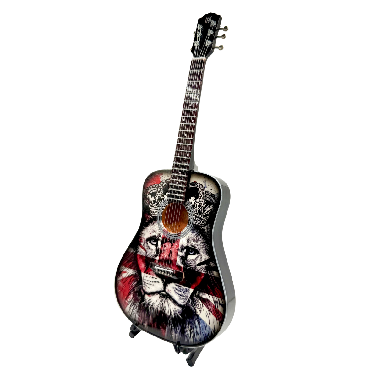 The Lionhearted Collectible Miniature Guitar