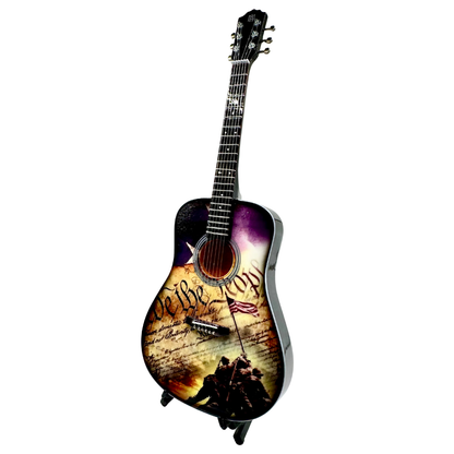We The People Collectible Miniature Guitar