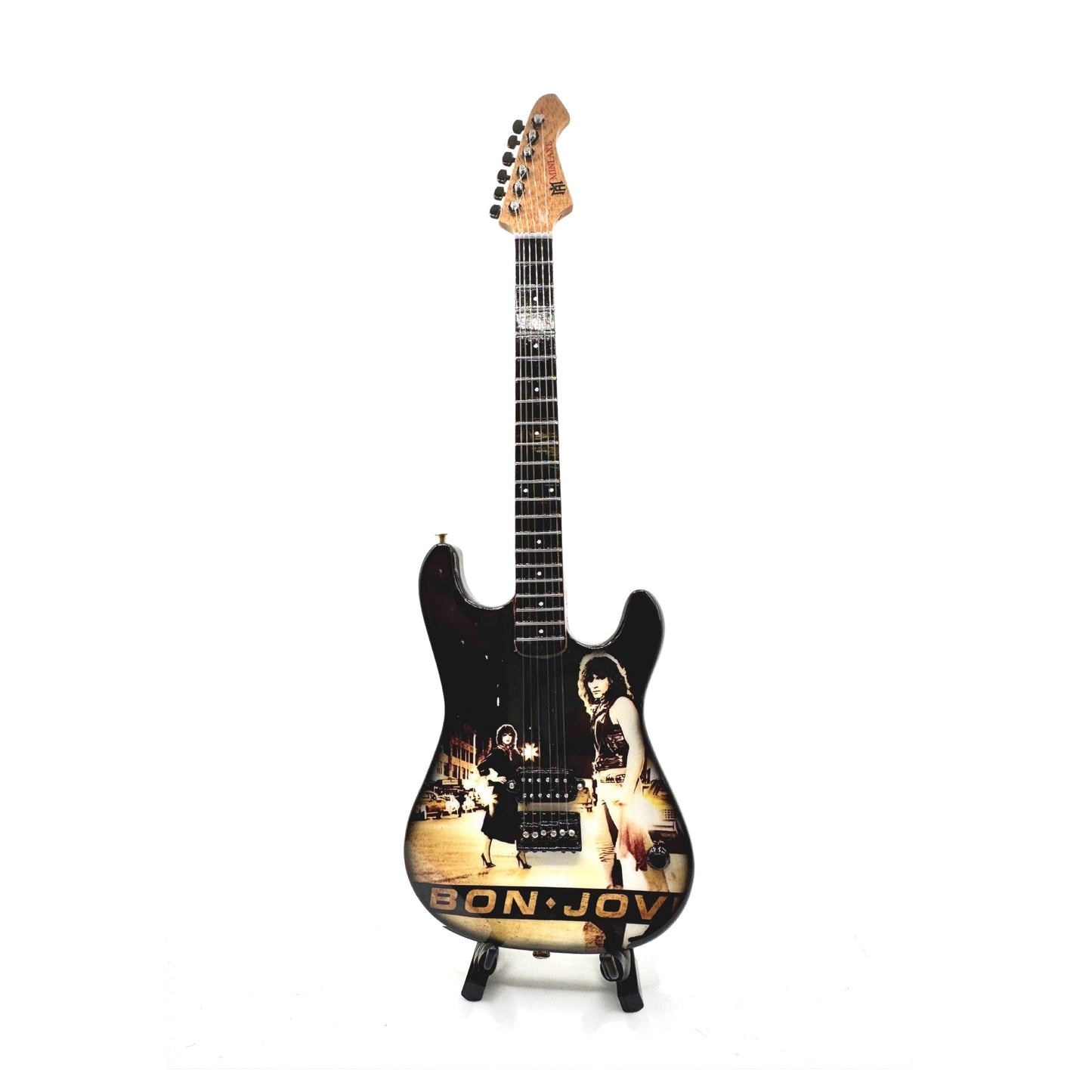 Bon Jovi Collectible Miniature Guitar Set
