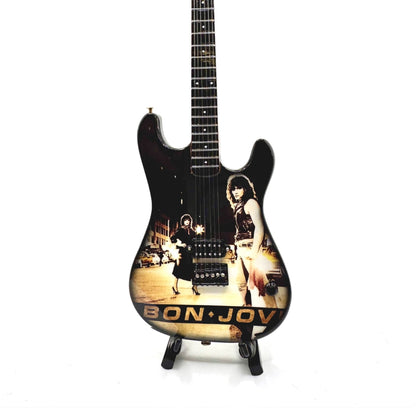 Bon Jovi Collectible Miniature Guitar Set
