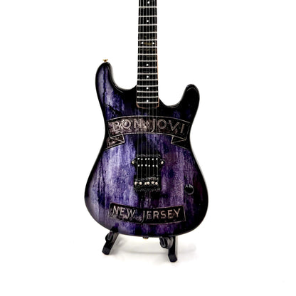 Bon Jovi Collectible Miniature Guitar Set