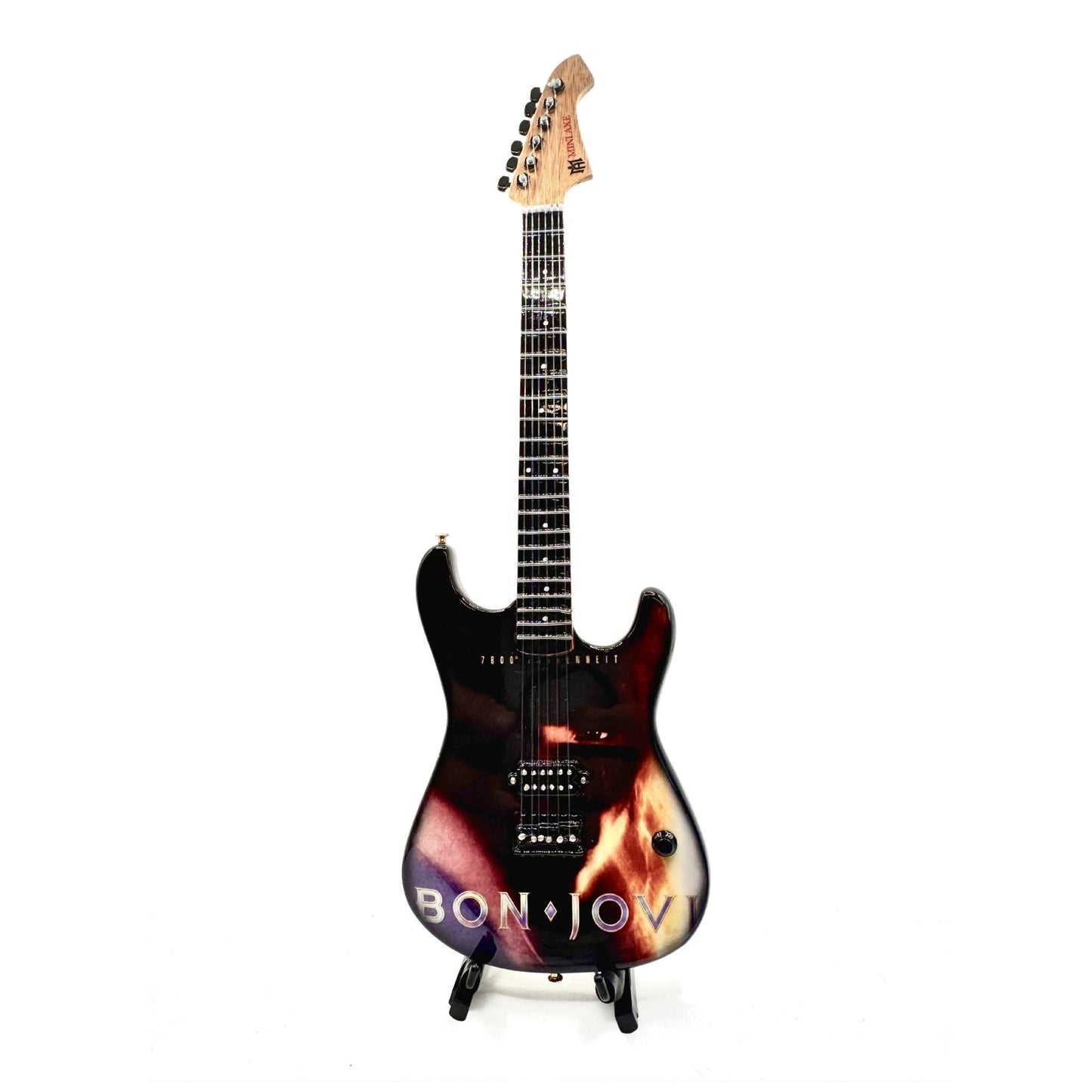 Bon Jovi Collectible Miniature Guitar Set