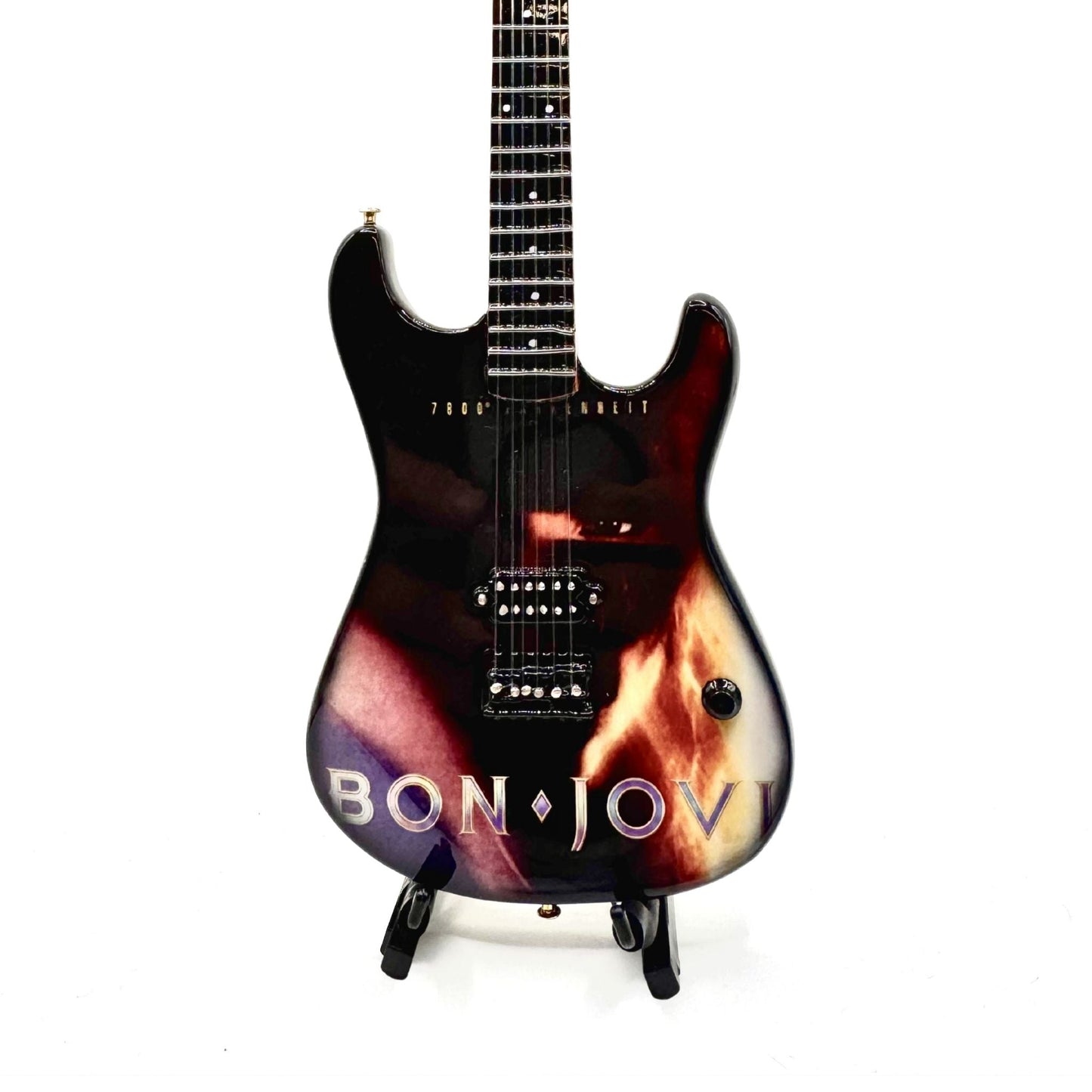 Bon Jovi Collectible Miniature Guitar Set