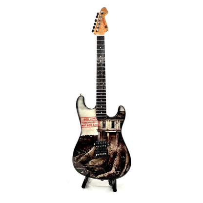 Bon Jovi Collectible Miniature Guitar Set