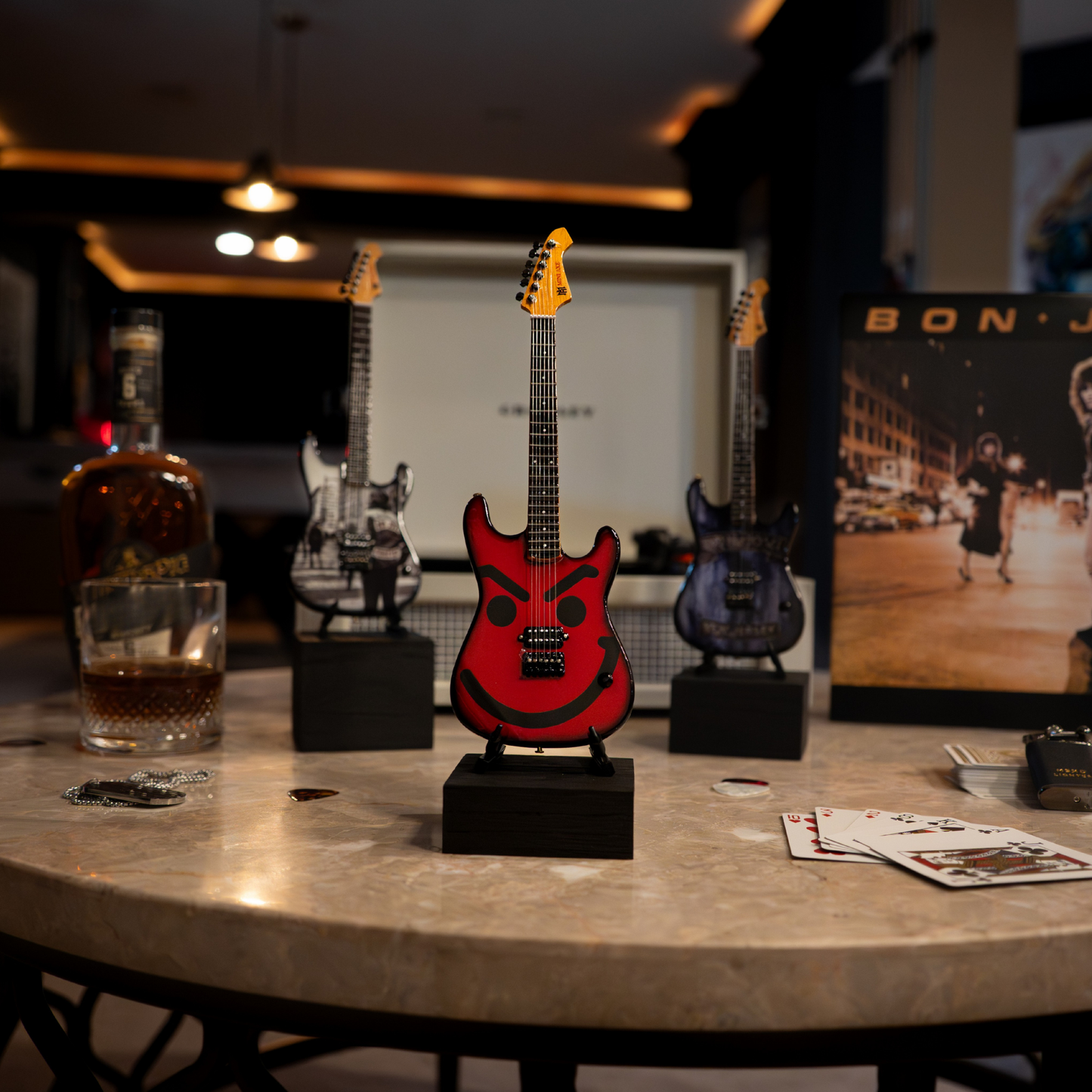 Bon Jovi Have a Nice Day Collectible Miniature Guitar