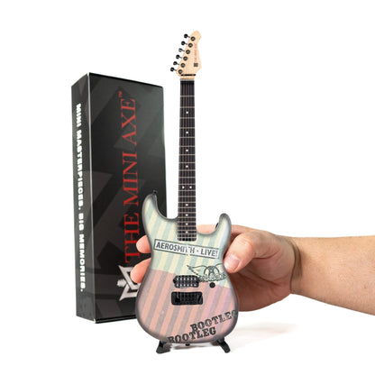 Aerosmith "Live! Bootleg" Collectible Miniature Guitar