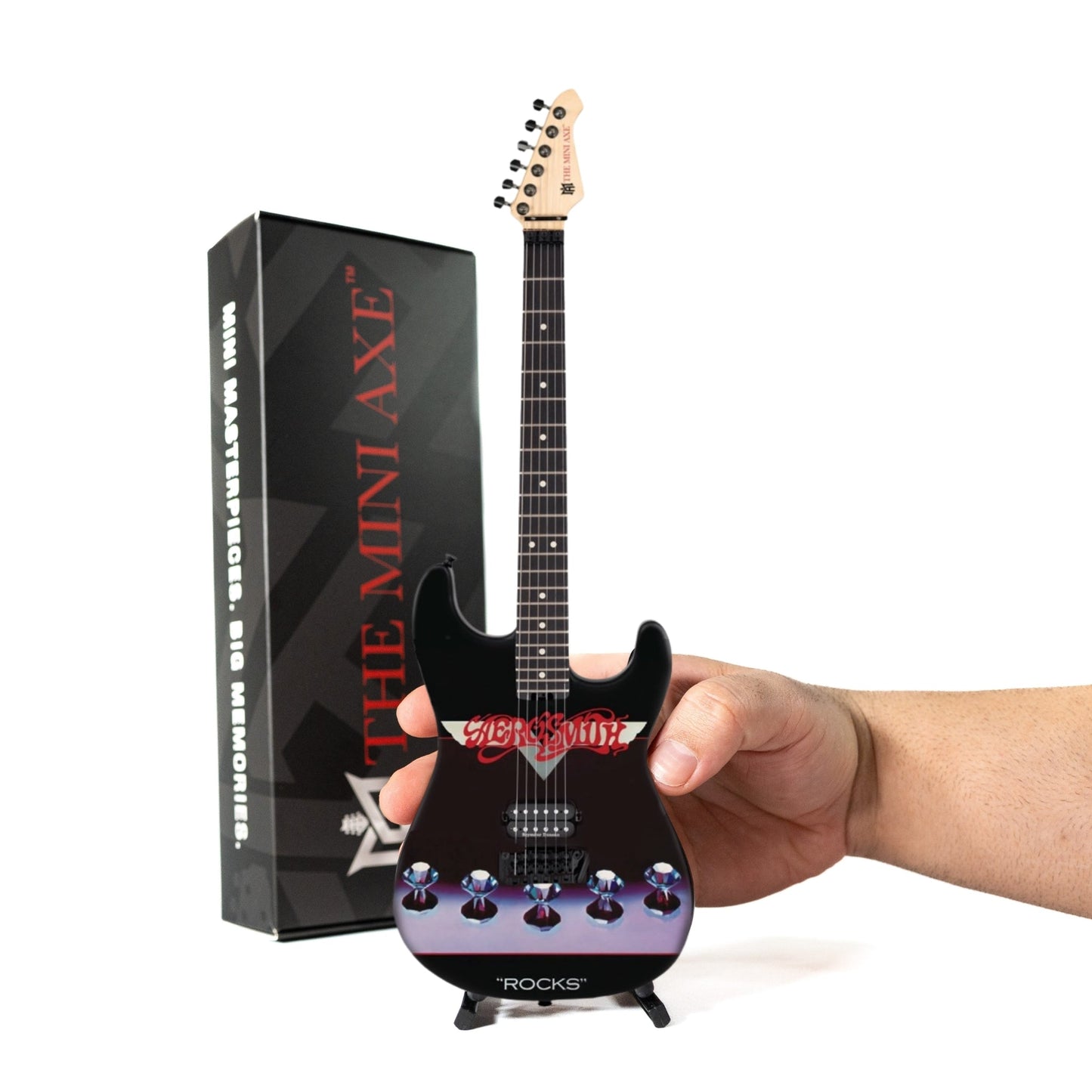 Aerosmith "Rocks" Collectible Miniature Guitar