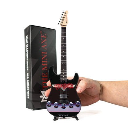 Aerosmith "Rocks" Collectible Miniature Guitar