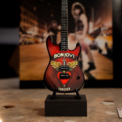 Bon Jovi Forever Tour Collectible Miniature Guitar